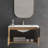 30" Wall-Mounted Bathroom Vanity With 3D Fluted Panel & Integrated Ceramic Sink