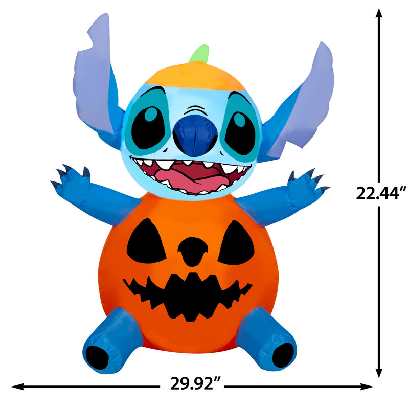 Airblown Stitch as Pumpkin Disney