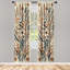 Ensemble de 2 panneaux de rideaux à motif floral East Urban Home-855401572