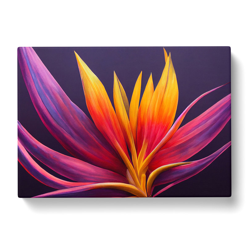 Precious Bird Of Paradise Flower - Wrapped Canvas, 40cm H x 60cm W x 3cm D