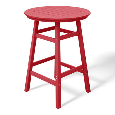 Laguna Round Outdoor Bar Table , 35'' in. W 35'' in. D