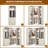 63.2" L X 39.2" W X 80" H Corner Closet System, Freestanding Closet Organizer System With 3 Drawers-1336175857