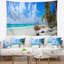 Tapisserie de plage des caraïbes vives en polyester avec accessoires suspendus inclus-28500696