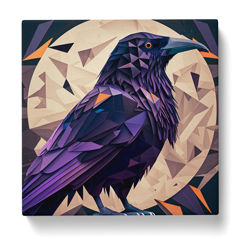 Raven Geometric - No Frame Print, 50cmH x 50cmW