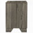 Brown Oak 2-Drawer Nightstand