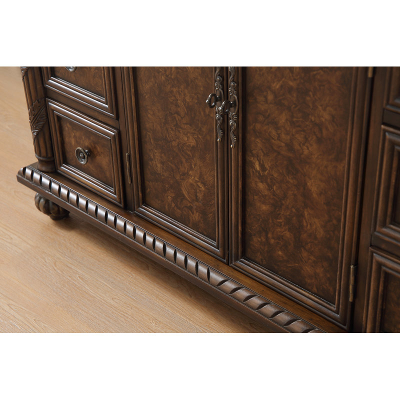 Ensemble de meuble-lavabo simple 48 po Leedom, Travertin