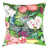 Vert / blanc / rose floral