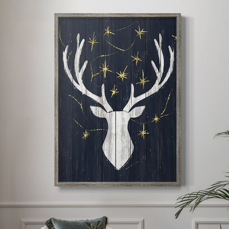 «Christmas Holiday Art XLVII», reproduction encadrée - bois massif, H 30 po x l 24 po