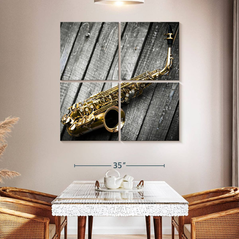 Saxophone alto Abarca, H 45 po x l 45 po