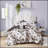 Full/Queen Floral Print Comforter Set