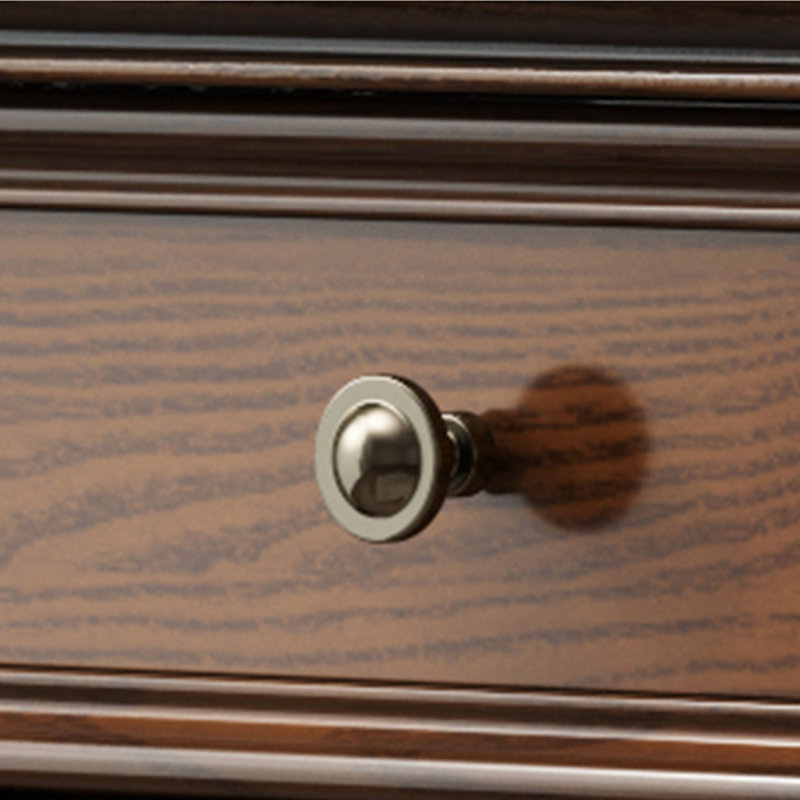 Bureau de style américain avec pieds hauts et luxueux, H 30,51 po x l 62,99 po x P 27,56 po