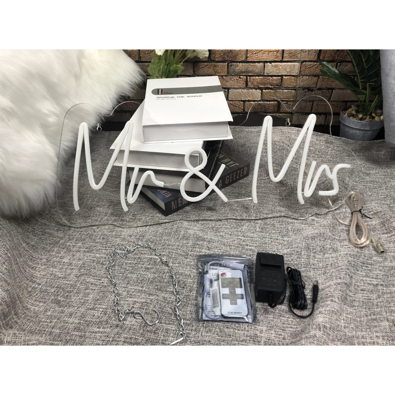 Enseigne néon 9,4 po Mincey