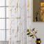 2 pièces Gaze blanche - Marbre estampage doré - Rideaux dorés, 96 po x 52 po-1494016567