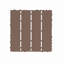 Carreaux de terrasse en plastique emboîtables, paquet de 44 tuiles de patio, 12 po x 12 po carré imperméable pour l'extérieur, utilisation de tous les temps, tuiles de patio pour la terrasse du balcon de la piscine