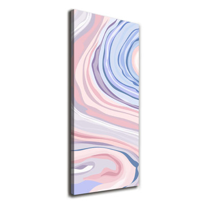 Waves Abstraction - Wrapped Canvas Print