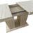 Rectangular Extendable Dining Table, Suitable For 6-10 People, With Veined Travertine Pattern, Dimensions 160-200 Cm, Simple And Elegant.