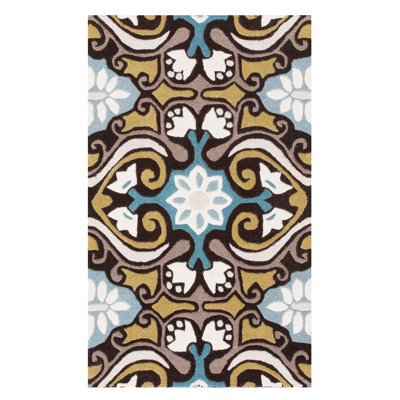 Amory Hand Tufted Wool Damask Rug