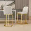 Ensemble de 2 chaises de bar de style moderne avec une conception simple, des tabourets hauts confortables au design créatif et des chaises de salle à manger flexibles convenant aux bars, aux restaurants ou aux comptoirs de cuisine-1664617026