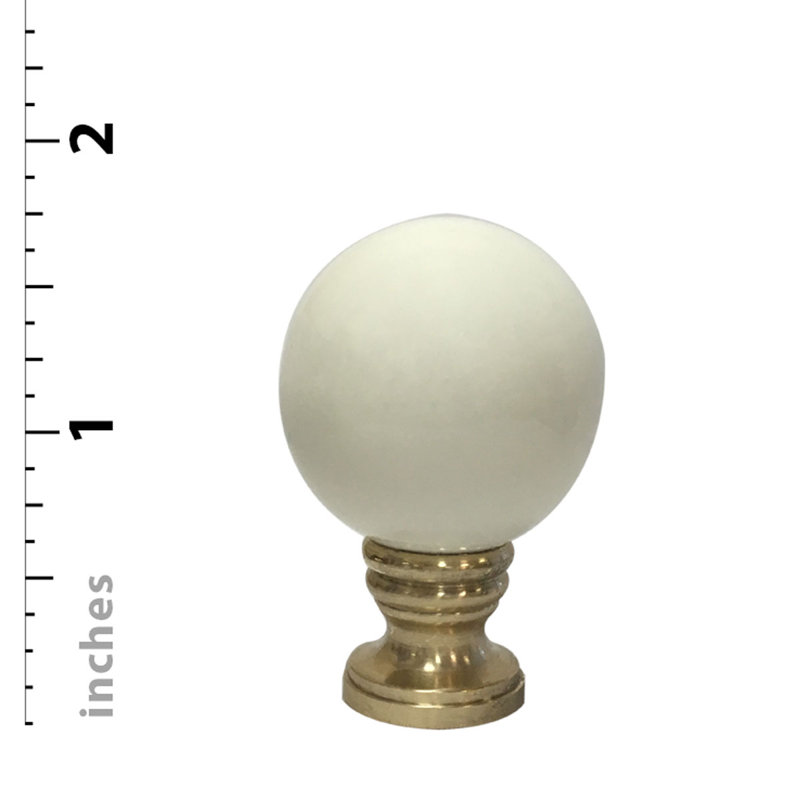 Faîteau de lampe sphérique en céramique, Beige