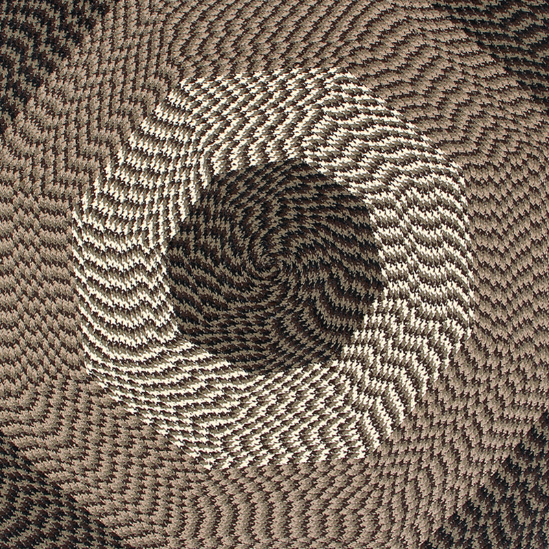 Tapis d'intérieur / extérieur réversible à motif rayé 100% polypropylène Fontenay, Ovale 60 po x 96 po
