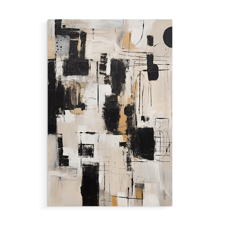 Série ABSTRACT CCDXCV - Impression sur toile seulement - NON CADRE, H 48 po x l 32 po