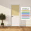 30 po x 80 po Dalle de porte intérieure moulée en composite blanc 2 pièces-120641139