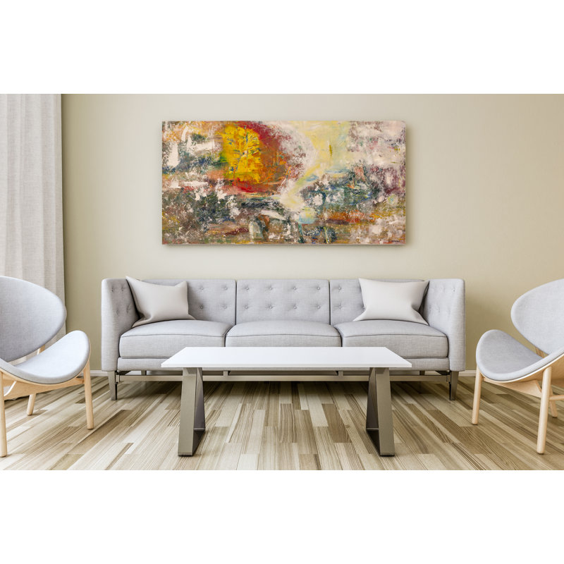 Lion Head Painting by Irina Gorbman, 40" H x 60" W