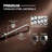 12 Inch Shower Arm 90 Degree Stainless Steel Rain Shower Head Extension Arm with Flange, Nickel Finish-125094904