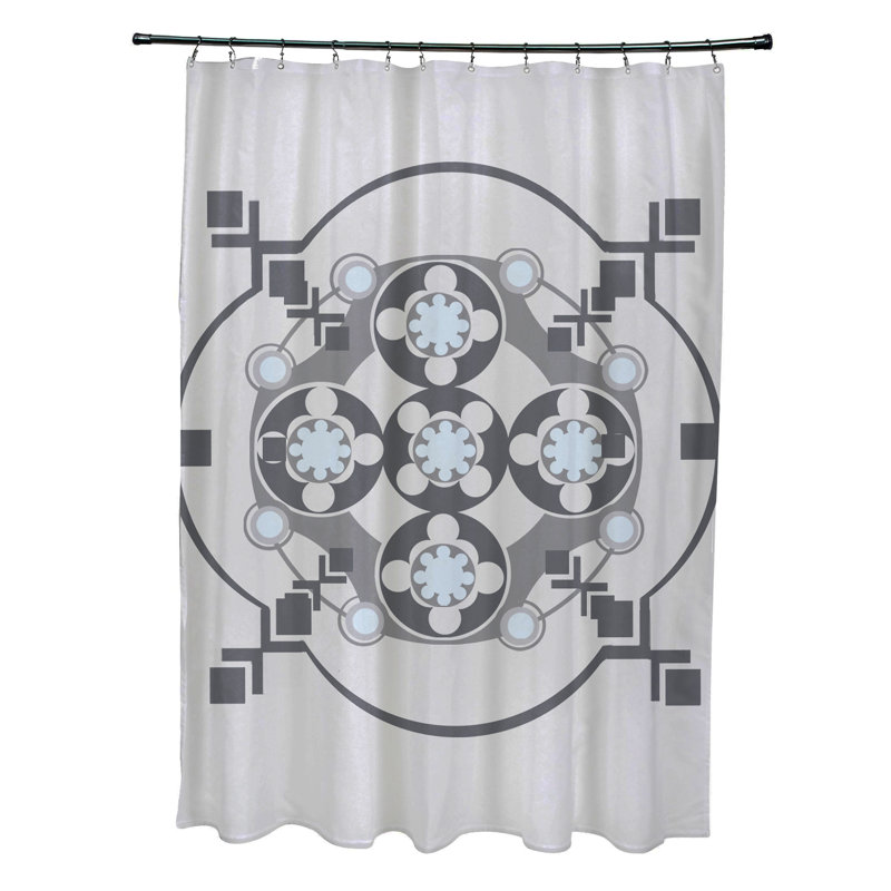 Rideau de douche Anita, Gris