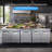 Fennel  60 Inch Undercounter Refrigerator, 18.5 Cu.Ft Two Door Fridge with Casters, ETL Listed