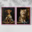 ANIMALS Series CXC - reproduction encadrée de qualité supérieure - prête à être accrochée - aucun clou requis - aucun clou requis-1957397904-1957397918