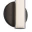 Tole 14-in Black dimmable LED Wall Sconce-2033968717