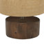 Lampe de table en bois avec abat-jour-519110200