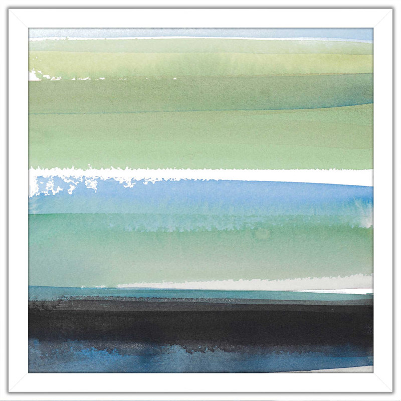 «Morning Pasture Square III» par Lanie Loreth - reproduction de cadre photo, H 25,5 po x l 25,5 po x P 1 po