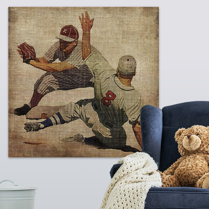 Art Arthur Sports VII, Toile tendue, H 30 po x l 30 po x P 1,25 po