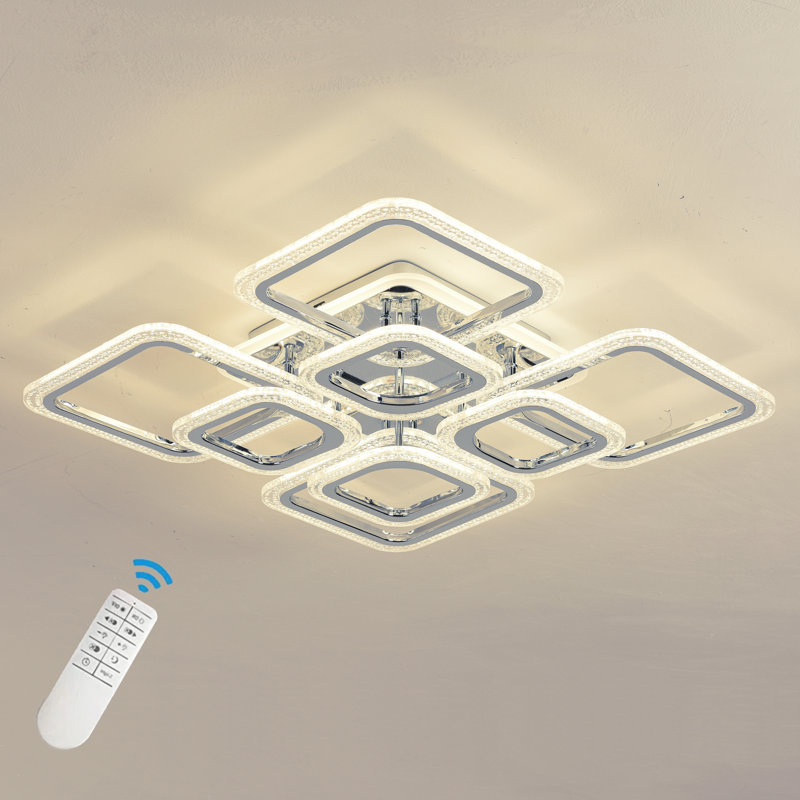 Lolanda 8 - Light 23.62" Acrylic LED Flush Mount