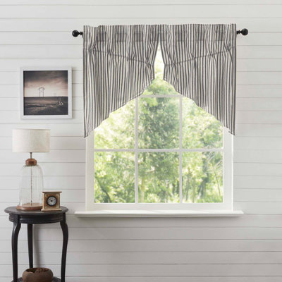  Ashmont Ticking Stripe Prairie Swag Set