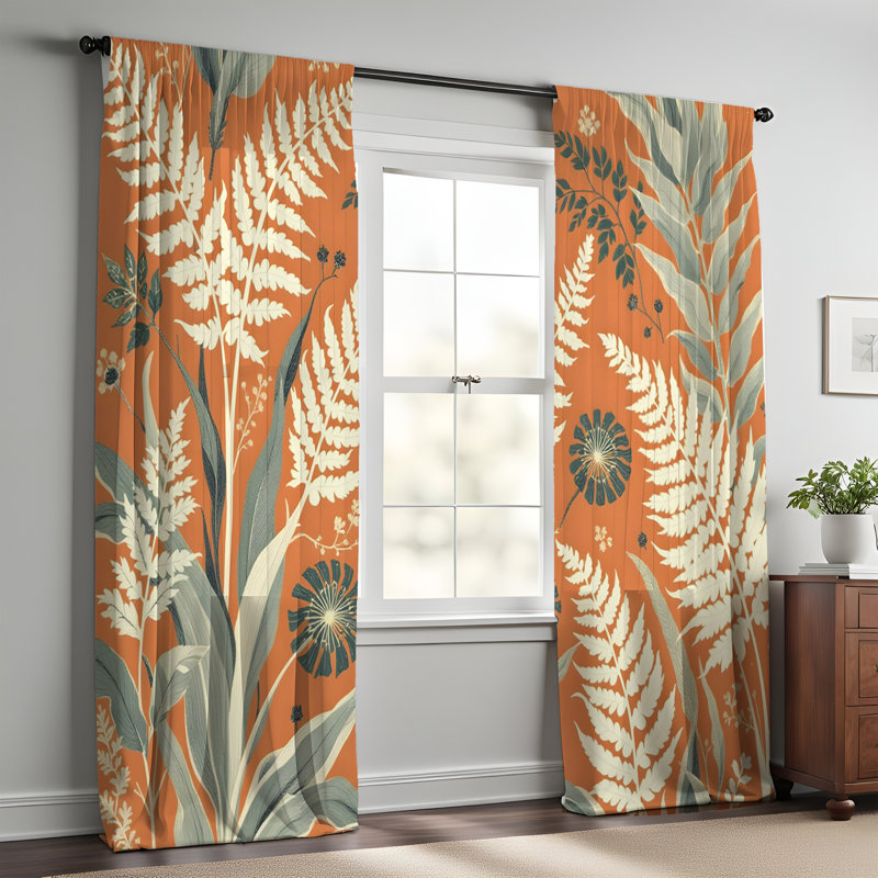Window Curtains (WC01640), 20" W x 52" L