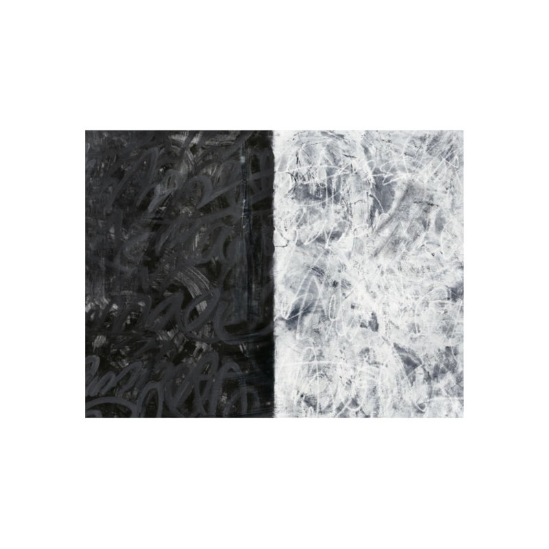 Night And Day Painting by Paul Ngo, 54" H x 71" W, Image Brush Gel