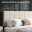 Upholstered Bed Frame with Headboard-136493328