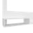 Irmo Wall-Mounted Entertainment Center with Shelves, White