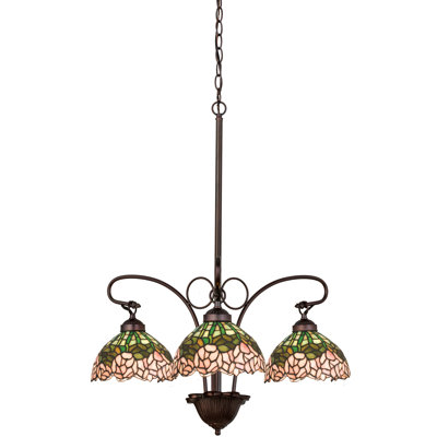 Tiffany 3 - Light Chandelier