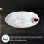 61" x 31.5 Freestanding Soaking Solid Surface Bathtub in White