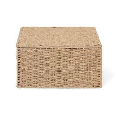 August Grove Wicker Decorative Basket