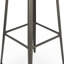 Cassiopea 13,5 Lb. Tabouret de bar en métal sans dossier Gun (ensemble de 2)-160292006