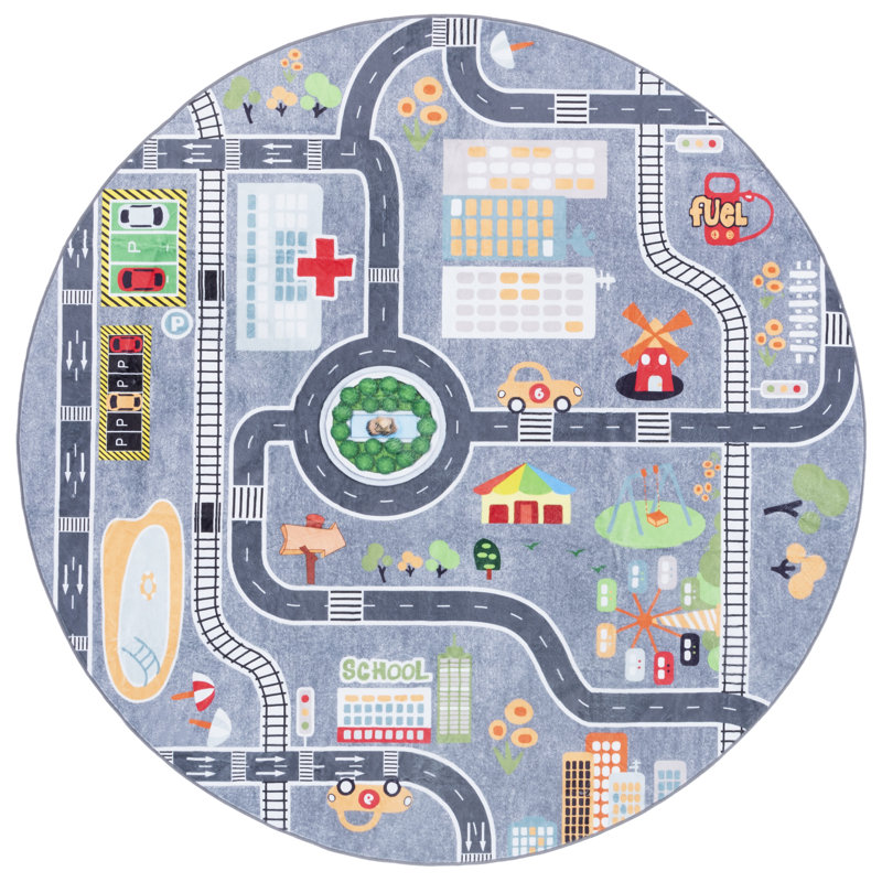 Tapis pour enfant Santa Monica, Rond 6 pi