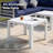 Gilemette 8-Piece Modern Aluminum Outdoor Sectional Seating Group with Cushions & Coffee Table, Rust-Resistant Patio Conversation Set-564232440-562047089