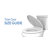Bennett Round Toilet Seat, Slow Close Wood Seat, Secure Metal Hinges, Easy Install-102039939