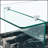 43.3 Inch Modern Two-Tier Coffee Table - Clear Glass and Black Marble Pattern, Elegant and Functional Design-79248056