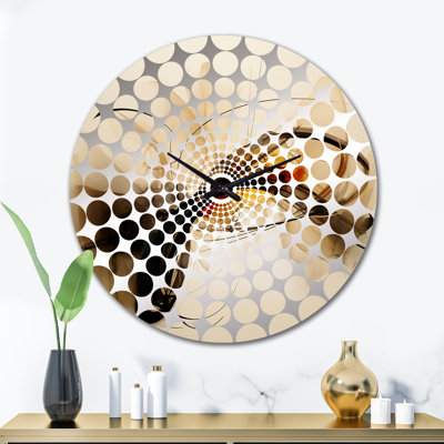 Horloge murale Conversations Of The Earth Dynamic Shapes VII - Abstract Shapes